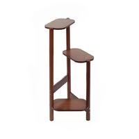 3 Tier bamboo plant stand for garden and living room-Brown