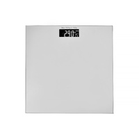 Clevinger Silver Digital Glass Bathroom Scale Max Capacity 180KG
