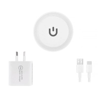 20W USB-C & USB-A Fast Charging Wall Charger + 15W Qi Wireless Charging Pad – Dual-Mode Power Kit