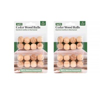 32 Pcs Living Today Cedar Wood Balls –  Scented Moth-Repellent Balls