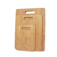 3 Pack Bamboo Cheese Cutting & Serving Chopping Board Set
