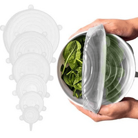 Cook Easy 6pc Silicone Lid Set 6/9/11/13.5/15.5/19cm