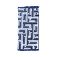 Rectangular Quick Dry Beach Towel with Tassel