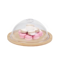 BAMBOO MINI ROUND CHEESE TRAY