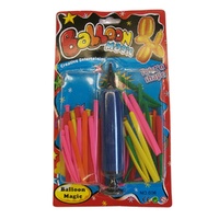 4x Magic balloons with pump