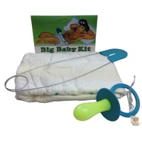 Fancy Dress Big Giant Diaper Dummy Nappy Jumbo Pin ADULT BABY COSTUME