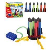 Air Power Foam Rocket Shoot Up Stomp Launcher Kids Outdoor Activities Toys