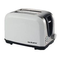 BOS & SARINO 2 Slice White Toaster