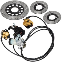 VEVOR Go Kart Brake Master Cylinder Kit Go Kart Hydraulic Brake Kit Universal Go Karts Brake Kit Complete Including Master Cylinder, Hose, Caliper, Pa