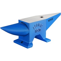 Pro Horn Anvil , 30KG/66.1LBS Weight Steel Anvil Blacksmith Blacksmith Anvil, Portable Rugged Cast Iron Anvil Blacksmith Anvil Stable Workbench Blacks