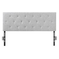 Headboard, Full Size Headboard with Adjustable Height, Comfortable Diamond Tufted for Full Size Bed, W 56.3 x H（35.6-47.4）inches, Ideal for Bedroom, H