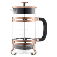 French Press Coffee Maker, 1 Liter Borosilicate Glass Coffee Press Tea Maker with Stainless Steel Filter, Large Glass French Presses Cold Brew for Cam