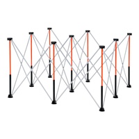 Portable Folding Workstand, 1264 x 1264 mm Collapsible Workbench, 1589 kg Weight Capacity, No Assembly Foldable Work Stand with Storage Bag, Table Top