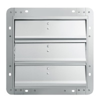 VEVOR Shutter Exhaust Fan, 356 mm High-speed 1400RPM 994 CFM, Aluminum Wall Mount Attic Fan with AC-motor, Ventilation and Cooling for Greenhouses, Ga