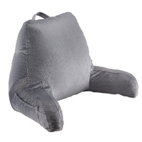 Reading Pillow Standard Size Bed Pillow with Shredded Memory Foam Washable