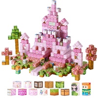 Magnetic Blocks, 100 PCS Princess Castle Set, Magnetic Building Cubes for Kids, STEM Montessori Sensory Toys for Christmas Birthday Gift, Construction