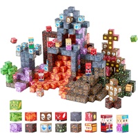 Magnetic Blocks, 150 PCS Dark Castle Set, Magnetic Building Cubes for Kids, STEM Montessori Sensory Toys for Christmas Birthday Gift, Construction Sta