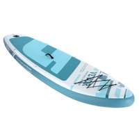 VEVOR Inflatable Stand Up Paddle Board, 152 mm Wide SUP Paddleboard, with Board Accessories, Pump, Paddle, Fin, Phone Bag, Backpack, Ankle Leash, Repa