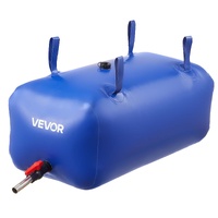 Water Storage Bladder 113L Large Capacity Water Bag, Portable & Collapsible Soft Waters Container, Leakproof & Tear-Resistant PVC Emergency Waters Sto