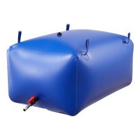 Water Storage Bladder 400L Large Capacity Water Bag, Portable & Collapsible Soft Waters Container, Leakproof & Tear-Resistant PVC Emergency Waters Sto