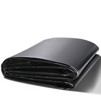 VEVOR Pond Liner, 6 x 7.6 m 45 Mil Thick, Pliable EPDM Material Pond Skins, Easy Cutting Underlayment for Fish or Koi Pond, Waterfall Base, Water Feat