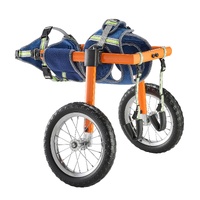 Dog Wheelchair for Back Legs, Lightweight 2 Wheels Pet Wheelchair, Height, Width & Length Adjustable, Dog Cart with Shock-Absorbing Wheels, for Injure
