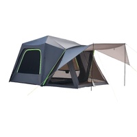 SUV Tent for Camping, 10FT L x 10FT W, Waterproof PU2000mm Spacious Double Layer Design for 5-8 Person, SUV Camping Tent with Shade Awning and Mesh Wi