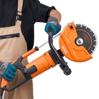 VEVOR Electric Concrete Saw, 9 in, 2000 W 15 A Motor Circular Saw Cutter with 3.5 in Cutting Depth, Wet/Dry Disk Saw Cutter Includes Water Line, Pump 