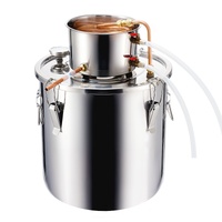 VEVOR Moonshine Still 8 Gal Water Alcohol Distiller Brewing Kit Stainless Steel