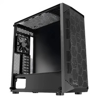 PC Gaming Case, Mid-Tower, Computer Case with High-Airflow Tempered Glass Panel, Dust Filter, 4 x 120 mm Fans, Cable Management, for GPU up to 270 mm 