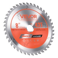 Circular Saw Blade, 203 mm Diameter, 42 Sharp Alloy Teeth, 25.4mm Arbor, Fine Finish, Wood Cutting Blade for Circular Saw, with Noise-Reducing Heat Ve