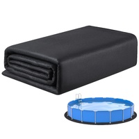 21ft Round Pool Liner Pad, Pool Liner Pad for Above Ground Swimming Pools, Extra-Thick Pool Mat, Prevents Punctures, Recycled Geotextile Material Unde