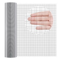 Hardware Cloth, 1/4 inch 36in x 100 ft 23 Gauge, Hot Dipped Galvanized Wire Mesh Roll, Chicken Wire Fencing, Wire Mesh for Rabbit Cages, Garden, Small