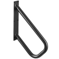 VEVOR Handrails for Outdoor Steps, 18.9" Length 1.3"Pipe Wall Mount Safety Railings for 1-2 Steps, Stair Handrail with Matte Black Finished,for Garden
