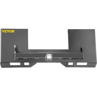 VEVOR Universal Skid Steer Mount Plate 6.35mm Thick Skid Steer Plate Attachment1360.78kgWeight Capacity Quick Attach Mount Plate Steel Adapter Loader 