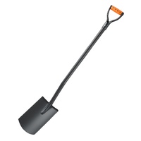Square Shovel, 122 cm Heavy-Duty Flat Shovel, Transfer Shovels with Alloy Steel Blade and Non-Slip D-Handle, Detachable and Easy Storage, for Gardenin