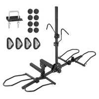 VEVOR 2-Bike Rack Hitch Mount 160lbs Folding Carrier Car Truck SUV 2