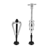 Blind Hole Bearing Puller Set, 16-in-1 Inner Bearing Race and Seal Extractor Kit, 16 PCS Slide Hammer Pilot Insert Inner Internal Bearing Removal Tool