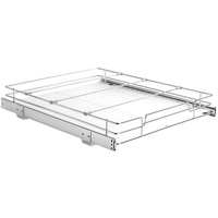 VEVOR 34x53 cm Pull Out Cabinet Organizer, Heavy Duty Slide Out Pantry Shelves, Chrome-Plated Steel Roll Out Drawers, Sliding Drawer Storage for Home,