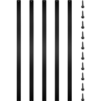 Deck Balusters, 16 Pack Metal Deck Spindles, 29.5""x1"" Staircase Baluster with Screws, Aluminum Alloy Deck Railing for Wood and Composite Deck, Styli