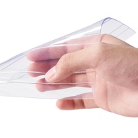 VEVOR Strip Curtain, 164' Length x 8" Width x 0.08" Thickness, Clear Ribbed PVC Curtain Strip Door Bulk Roll, Plastic Door Strips for Doorways of Supe