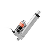 Linear Actuator 12V, 4 Inch High Load 330lbs/1500N Linear Actuator, 0.19"/s Linear Motion Actuator with Mounting Bracket and IP54 Protection