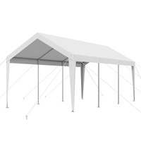 Carport Car Canopy 10 x 20 FT Heavy Duty Portable Car Shelter Tent White