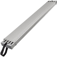 VEVOR Telescoping Aluminum Work Plank, 6-9 Feet 500lbs Capacity, 12.5 inch Width Aluminum Scaffold Plank,Extension Staging Plank with Skid-Proof Platf