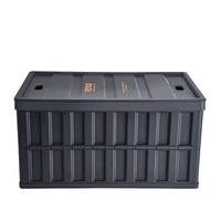 Collapsible Storage Bins with Lids, 65L 3 Packs, Folding Plastic Stackable Utility Crates with Handles, Large Heavy Duty Containers for Clothes, Toys,