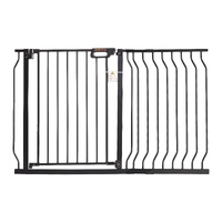 Baby Gate, 749-1229 mm Extra Wide, 762 mm High, Dog Gate for Stairs Doorways and House, Easy Step Walk Thru Auto Close Child Gate Pet Security Gate wi