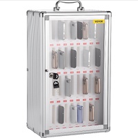 VEVOR Cell Phones Storage Cabinet Clear Pocket Chart Storage Locker Box 36 Slots