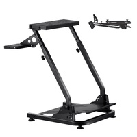 Racing Wheel Stand, Adjustable & Foldable Simulator Stand for Logitech G29 G27 G920 G923, Thrustmaster T300RS T300GT T248 TS-PC TSXW Gaming Cockpit,Pe
