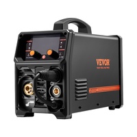 Pro MIG Welder, 200Amp Pluse Mig Welding Machine, 5-in-1 Synergic Welder Machine MIG Pluse/Gas MIG/Flux Core MIG/Stick/Lift TIG with IGBT Inverter Tec