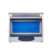 VEVOR Airbrush Spray Booth, Portable Hobby Airbrush Paint Spray Booth Kit with 4 LED Light, Powerful Dual Exhaust Fans, Turntable and 6 ft Extension H